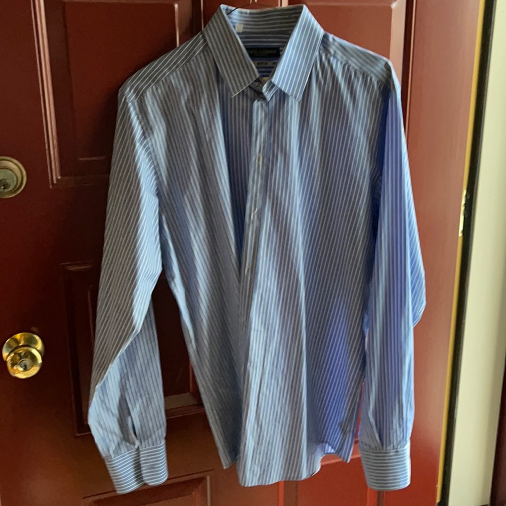 dolce & Gabbana blue and white shirt